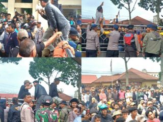 Ratusan Warga Geruduk Kantor Bupati Aceh Tengah, Desak Solusi Kelangkaan Logistik dan BBM