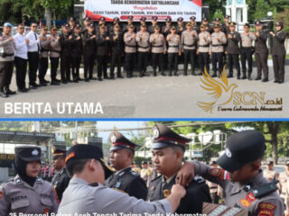 25 Personel Polres Aceh Tengah Terima Tanda Kehormatan Satyalencana Pengabdian dari Negara