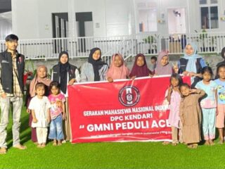 GMNI Aceh Salurkan Paket Takjil, Tema "GMNI Kendari Peduli" untuk Korban Bencana Hidrometeorologi   