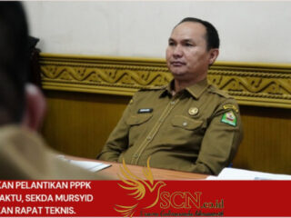 Persiapkan Pelantikan PPPK Paruh Waktu, Sekda Mursyid Adakan Rapat Teknis.