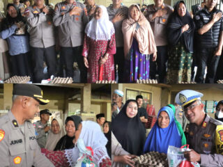 Sentuhan Jumat Berkah, Polres Aceh Tengah Salurkan Bantuan Sembako untuk Warga Lot Kala Kebayakan