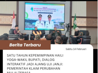 Satu Tahun Kepemimpinan Haili Yoga-Wakil Bupati, Dialog Interaktif Jadi Ajang Uji Janji: Pemerintah Klaim Perubahan Mulai Terasa