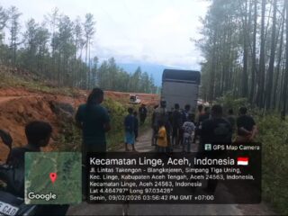 Ketegangan di Lahan Huntara, Warga Umang Desak Kejelasan Status Konsesi THL.
