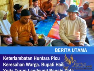 Keterlambatan Huntara Picu Keresahan, Bupati Haili Yoga Turun Langsung Benahi Data Warga.