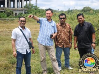 AMPERA Tinjau Langsung Lahan 120 Hektare untuk Pengembangan Penggemukan Sapi Bali di Pidie.
