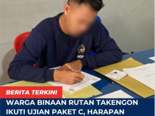 Warga Binaan Rutan Takengon Ikuti Ujian Paket C, Harapan Baru untuk Masa Depan.