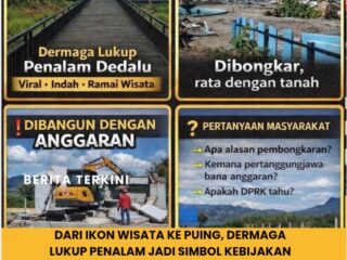 Dari Ikon Wisata ke Puing, Dermaga Lukup Penalam Jadi Simbol Kebijakan Tanpa Arah.