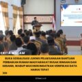 Buka Sosialisasi Juknis Pelaksanaan Bantuan Perbaikan Rumah Masyarakat Rusak Ringan Dan Sedang, Wabup Muchsin Ingatkan Verifikasi Data Harus Tepat