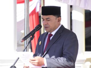 Peringati Hari Otonomi Daerah Ke XXX, Wabup Muchsin Pimpin Upacara Di Lingkungan Pemerintah Kabupaten Aceh Tengah