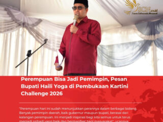 Perempuan Bisa Jadi Pemimpin, Pesan Bupati Haili Yoga di Pembukaan Kartini Challenge 2026