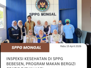 Inspeksi Kesehatan di SPPG Bebesen, Program Makan Bergizi Gratis Dievaluasi.