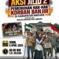 *SIARAN AJAKAN AKSI*  Koalisi Gerakan Sipil Kabupaten Bireuen:Aksi Jilid II: Pemenuhan Hak-Hak Korban Banjir Bireuen