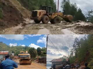Hujan Deras Picu Longsor, BPBD Aceh Tengah Turunkan Alat Berat.