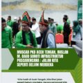 Muscab PKB Aceh Tengah, Ruslan M. Daud Soroti Infrastruktur Pascabencana : Jalan Kita Seperti Belum Merdeka