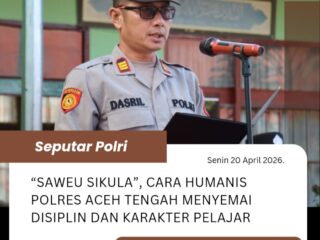 “Saweu Sikula”, Cara Humanis Polres Aceh Tengah Menyemai Disiplin dan Karakter Pelajar