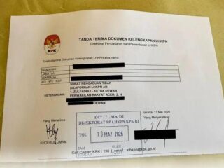 Dokumen Aduan LHKPN Ketua DPRA Masuk ke KPK, Nama Abang Samalangga Jadi Sorotan