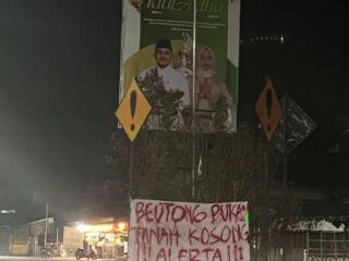 Aksi Simbolik di Jalur Nasional: Warga Kirim Pesan Keras Tolak Tambang di Beutong Ateuh.
