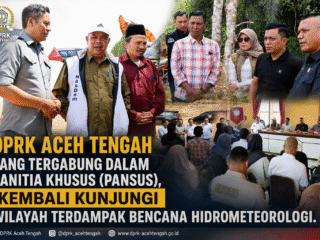 DPRK Aceh Tengah Tinjau Langsung Dampak Bencana Hidrometeorologi di Celala, Irigasi Rusak Jadi Sorotan.
