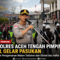 Kapolres Aceh Tengah Pimpin Apel Gelar Pasukan Kesiapan Pengamanan Malam Takbiran dan Sholat Idul Adha 1447 H