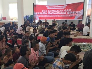 Eks Kombatan GAM Wilayah Kabupaten Bireuen Silaturahmi Serta Gelar Do'a Bersama Dan Santuni Anak Yatim