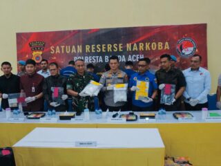 Gagal Selundupkan 4 Kilogram Sabu Lewat Bandara SIM, Empat Pemuda Diciduk Petugas.