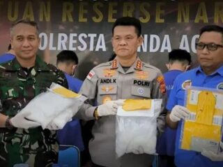 Polresta Banda Aceh Tetapkan Nama AS Sebagai DPO Atas Kasus Penyeludupan Narkoba Dengan Berat 1.918,56 Gram.