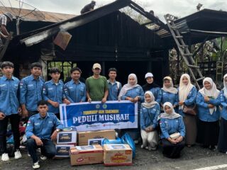 Forum Mahasiswa KIP Kuliah IAIN Takengon Salurkan Bantuan untuk Korban Kebakaran di Aceh Tengah dan Bener Meriah.