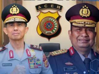 Kapolda Aceh Berganti, Ruddi Setiawan Gantikan Marzuki Ali Basyah