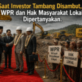 Saat Investor Tambang Disambut Beralaskan Karpet Merah, WPR dan Hak Masyarakat Lokal Dipertanyakan.