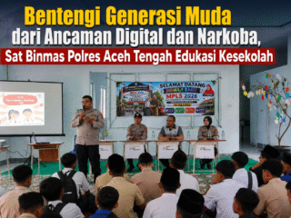 Bentengi Generasi Muda dari Ancaman Digital dan Narkoba, Sat Binmas Polres Aceh Tengah Edukasi Kesekolah