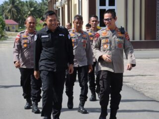 DIVISI TIK POLRI LAKSANAKAN KUNJUNGAN KERJA DAN UJI FUNGSI LAYANAN POLISI 110 DI POLRES PIDIE JAYA
