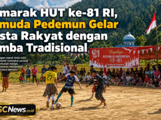 Semarak HUT ke-81 RI, Pemuda Pedemun Gelar Pesta Rakyat dengan Lomba Tradisional