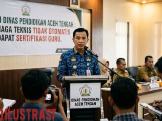 Klarifikasi Dinas Pendidikan Aceh Tengah: PPPK Tenaga Teknis Tidak Otomatis Mendapat Sertifikasi Guru.