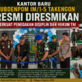 Kantor Baru Subdenpom IM/1-5 Takengon Resmi Diresmikan, Perkuat Penegakan Disiplin dan Hukum TNI.