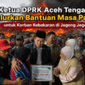Ketua DPRK Aceh Tengah Salurkan Bantuan Masa Panik untuk Korban Kebakaran di Jagong Jeget.
