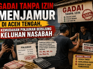 Gadai Tanpa Izin Menjamur di Aceh Tengah, Kemudahan Pinjaman Berujung Keluhan Nasabah