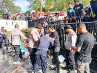 Polisi dan Warga Bergerak Cepat Padamkan Kebakaran Rumah di Bebesen Aceh Tengah, Cegah Api Meluas