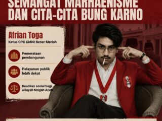 Afrian Toga: Lahirnya Provinsi ALA Sejalan dengan Semangat Marhaenisme dan Cita Cita Bung Karno 