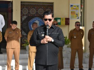 Bupati Aceh Tengah Jadi Pembina Apel di Tiga SD di Pegasing, Apresiasi Petugas Upacara dan Siswa Paling Disiplin