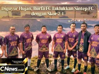 Diguyur Hujan, Burfa FC Taklukkan Sintep FC dengan Skor 2-1